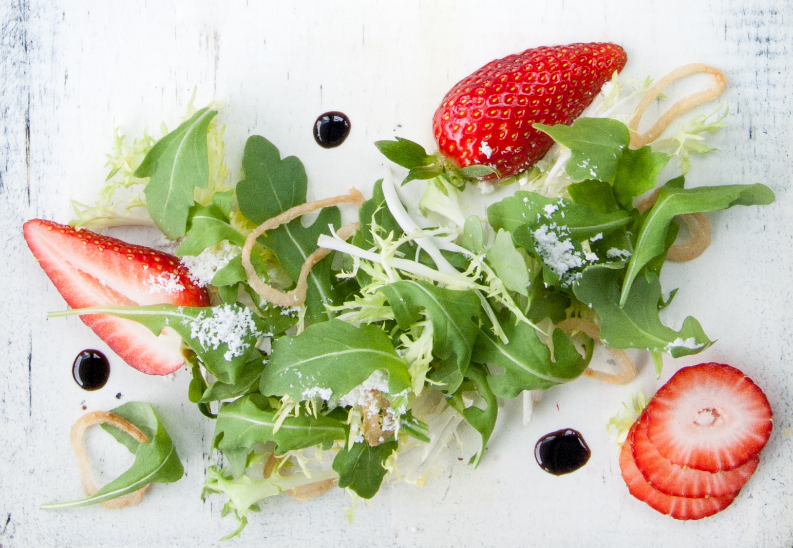Strawberry and Baby Arugula Salad